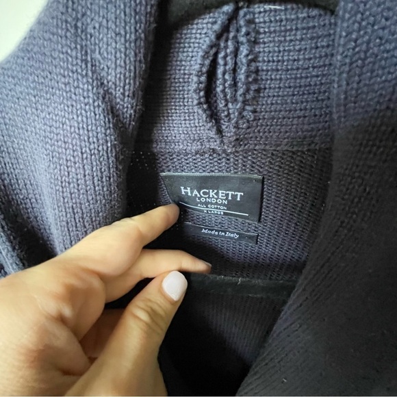 HACKETT navy blue cardigan - Picture 6 of 6